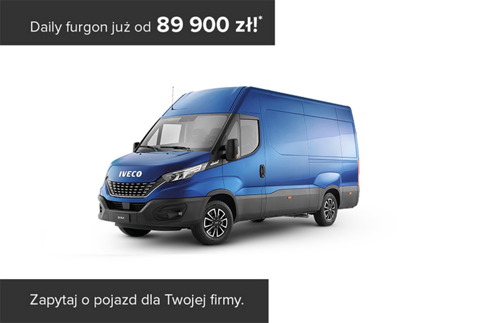Daily furgon już od 89 900 zł!